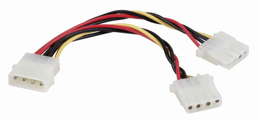 

Kabel Molex 4-pin 1x 5.25 wt. 2x 5.25 gn. Thomson
