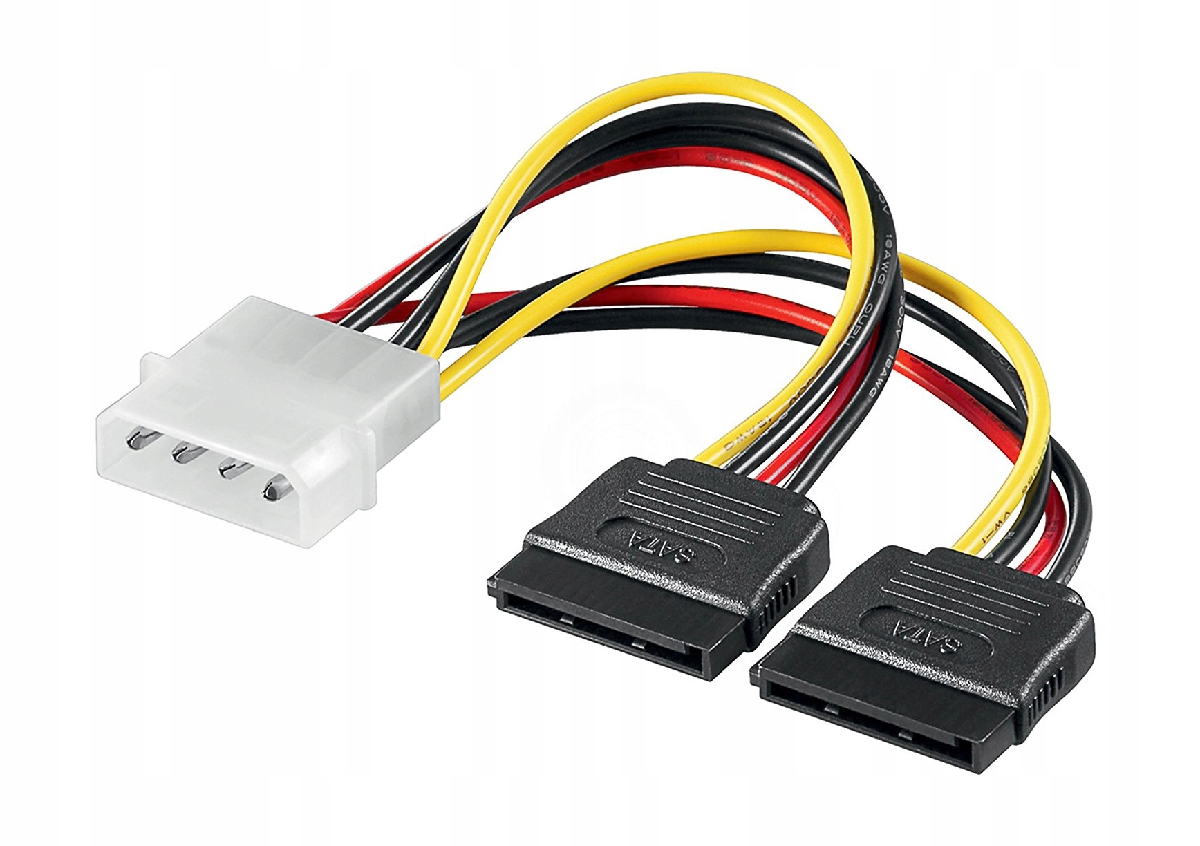 

Kabel Wewnętrzny Molex 2X Sata 30CM Długi SAL6