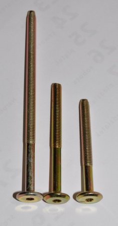 ZŁĄCZE MEBLOWE ŚRUBA SZWEDZKA OC.ŻÓŁTY M6x40 10SZT Kod producenta ŚRUBA SZWEDZKA M6X40 MM OCYNK ŻÓŁTY