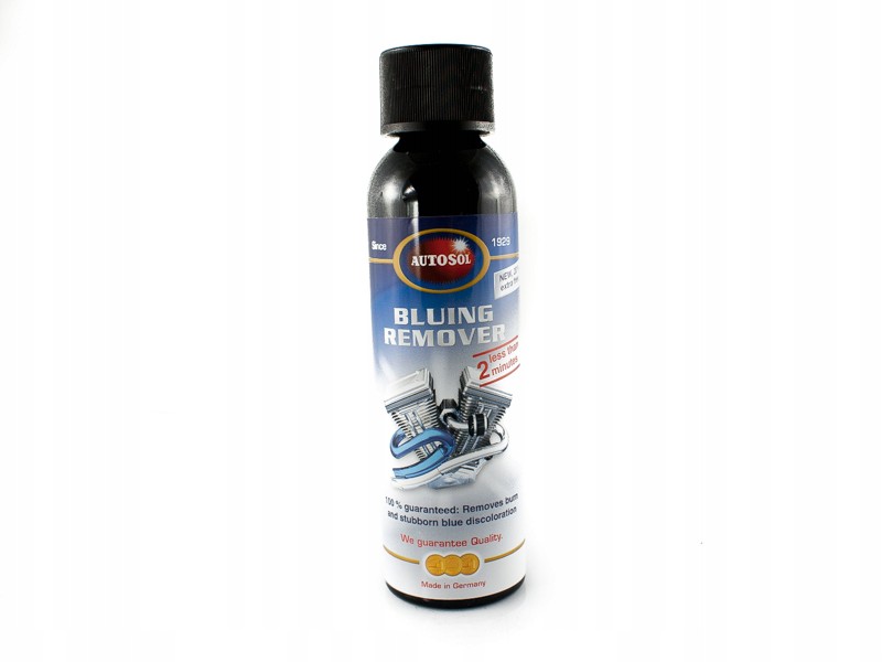 AUTOSOL ANTIBLAU 150ml BLUING REMOVER CZYSZCZENIE WYDECHÓW KOLEKTORÓW