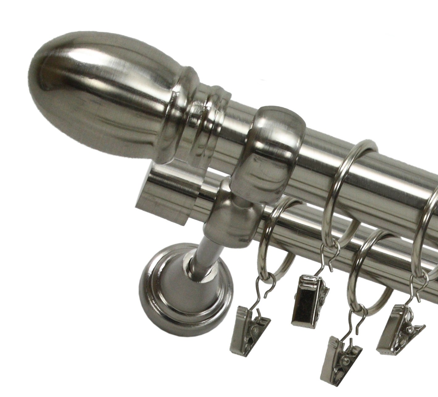 

Karnisz Metalowy Podwójny 25/19 mm 380 cm 3,8 m