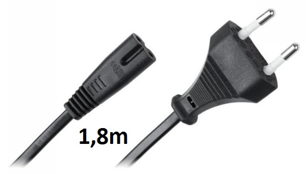 

Kabel zasilający sieciowy do radia Tv PS3 1,8m