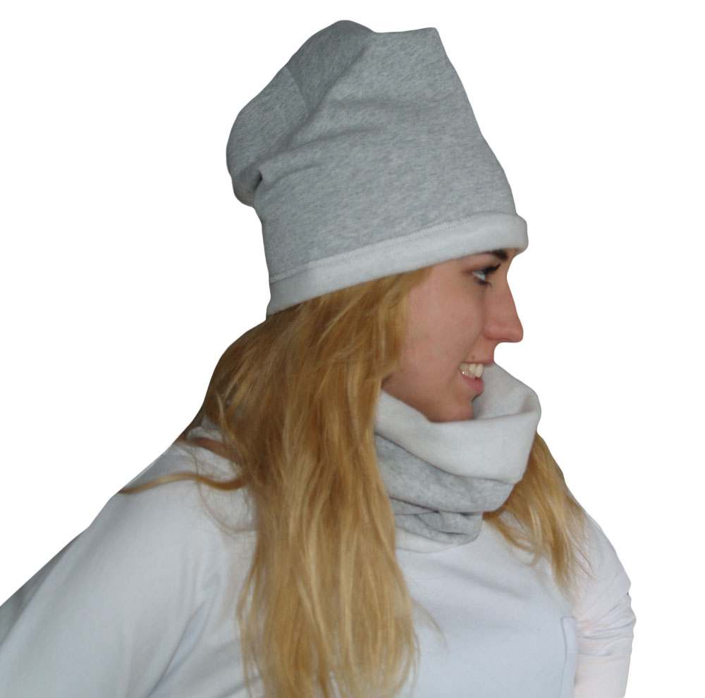 

CD25 Dresowa Czapka Beanie Krótki Komin rozm. Uni