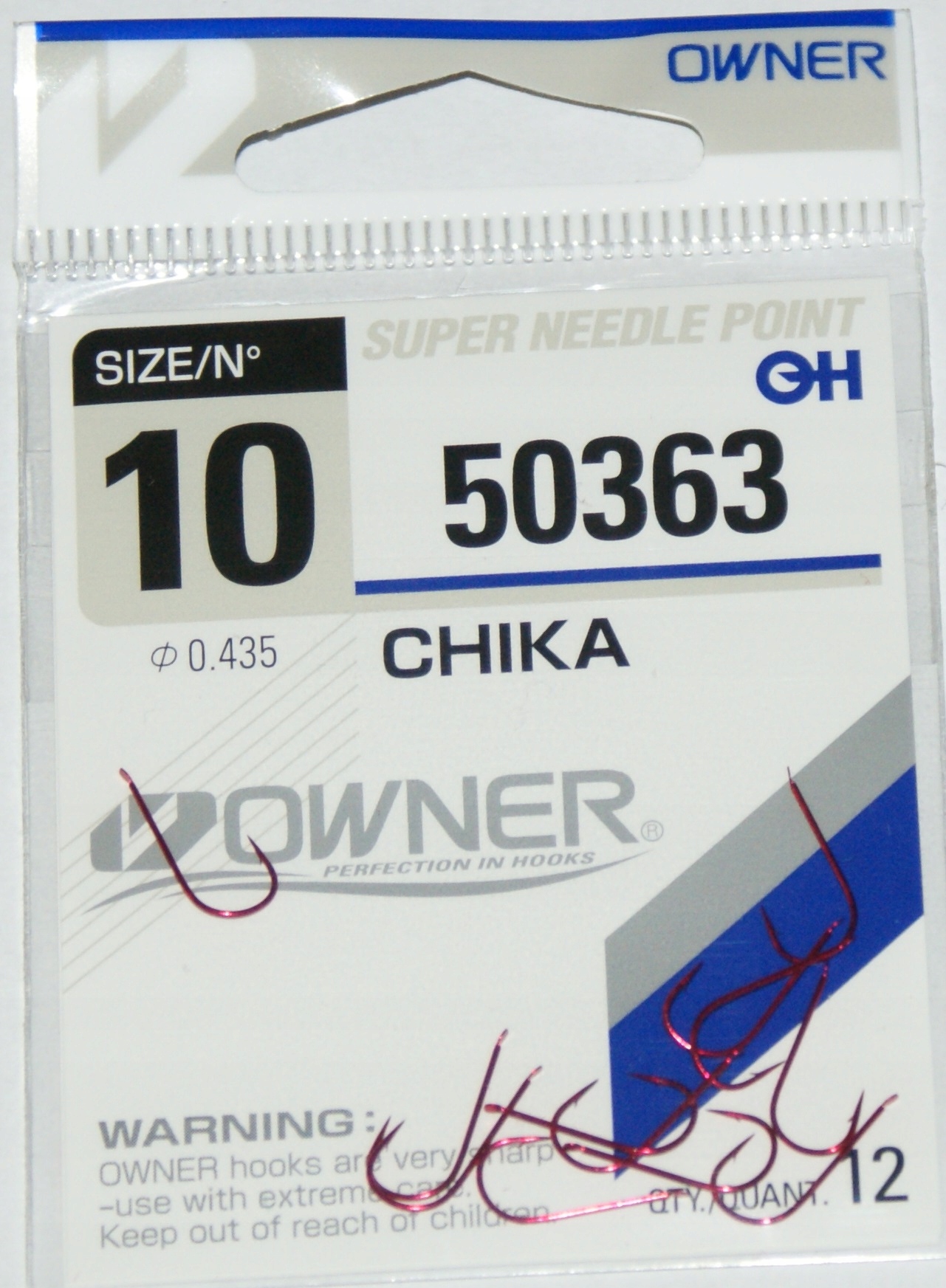 Owner haczyk 50363 Chika czerwony nr.10
