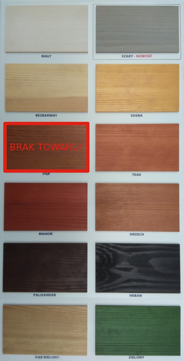 Jedynka impregnat do drewna z woskiem 10L Kod produktu impregnat do drewna z woskiem