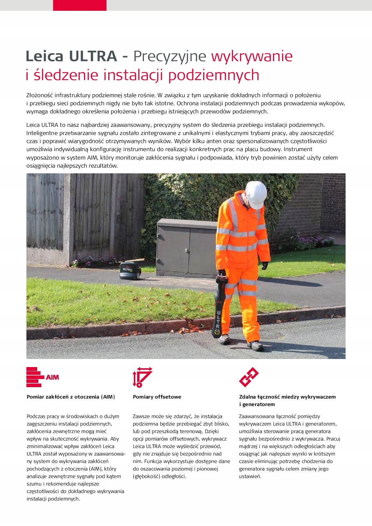 WYKRYWACZ LEICA ULTRA 5W STANDARD Kod producenta 818702