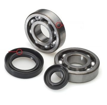 1111111111111111 - Подшипники вала + симер все шарики Хонда КР 250 92-07