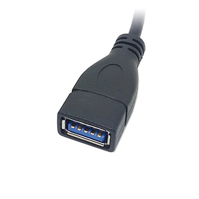 Kabel kątowy OTG USB 3.1 USB-C typ C do USB 3.0 Długość kabla 0.2 m