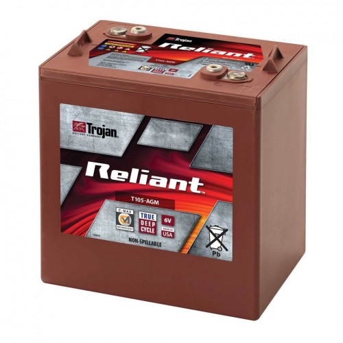 Троянская батарея Reliant 6V 217AH 225 AGM T-105