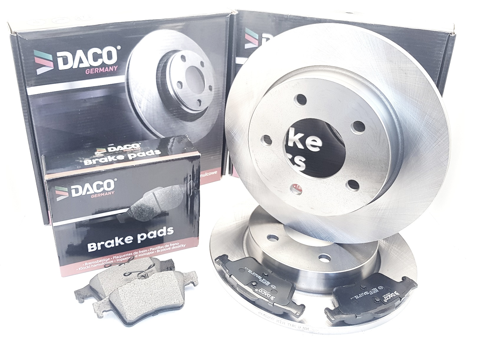 MAZDA 3 BL BK 5 1.4 1.6 ДИСКИ КОЛОДКИ ЗАДНІЙ GERMANY