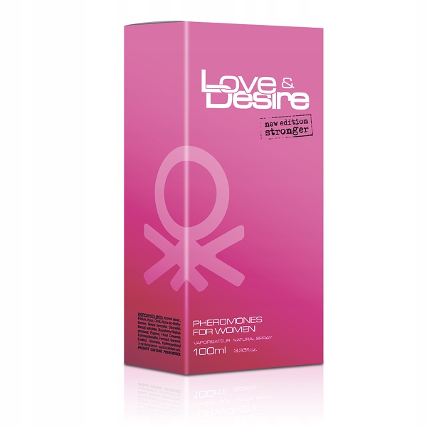 LOVE DESIRE DAMSKIE PRESTIŻOWE PERFUMY Z FEROMONAMI MOCNE FEROMONY 100ML Kod producenta 1x20100645