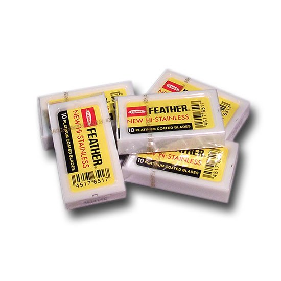 

Żyletki Feather Japońskie 50 Sztuk (5x10)
