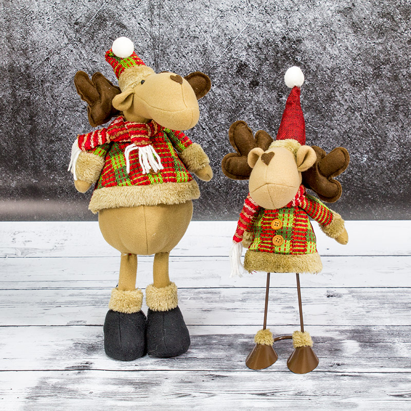 OZDOBA ŚWIĄTECZNA FIGURKA RENIFER 52cm UC82350-1 Szerokość produktu 15 cm