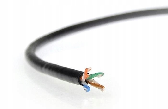 

Kabel Przewód Skrętka Utp KAT.5e Cu Pe Uv - 1metr