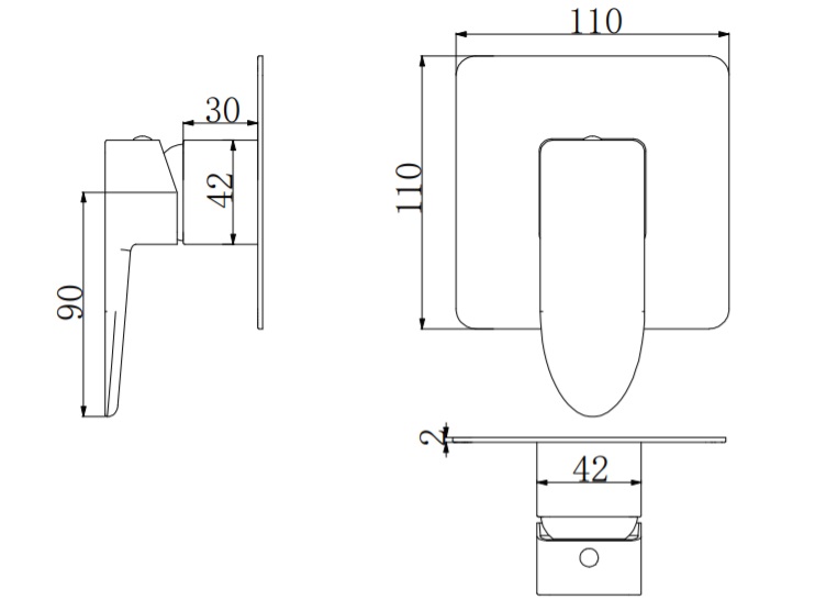 BIDETTA WC zestaw podtynkowy bateria bidetowa OMNIRES SIENA Linia Siena