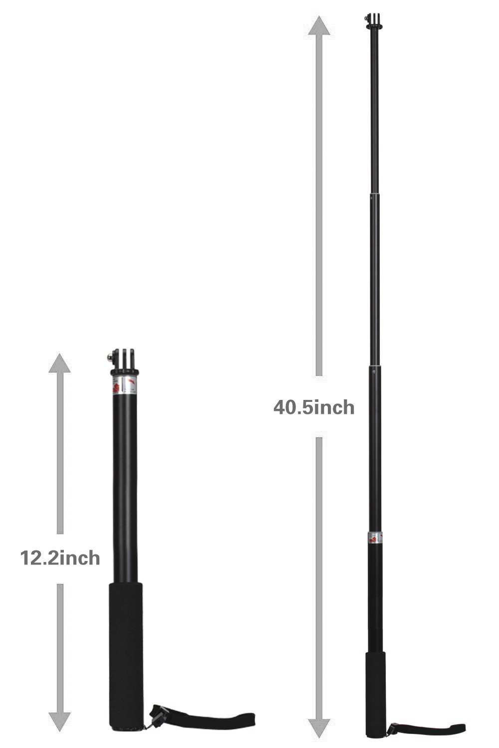WYTRZYMAŁY STICK SELFIE KIJEK UCHWYT MONOPOD DO - GOPRO HERO 9 10 11 12 Marka Tech-protect