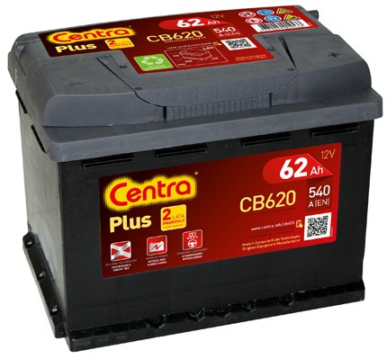 AKUMULATOR CENTRA PLUS 62 AH , 540 A , CB 620 foto 1