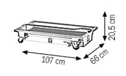 МОБИЛЬНАЯ КАНАЛИЗАЦИОННАЯ ВАННА 60 L-MECLUBE