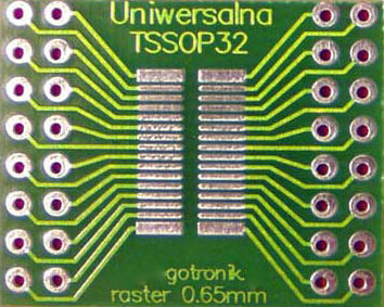 

Uniwersalna płytka drukowana TSSOP-32 _____PCB-085