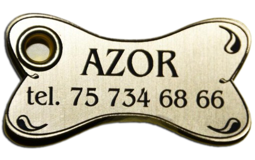 

Identyfikator adresówka kość dla Psa Kota