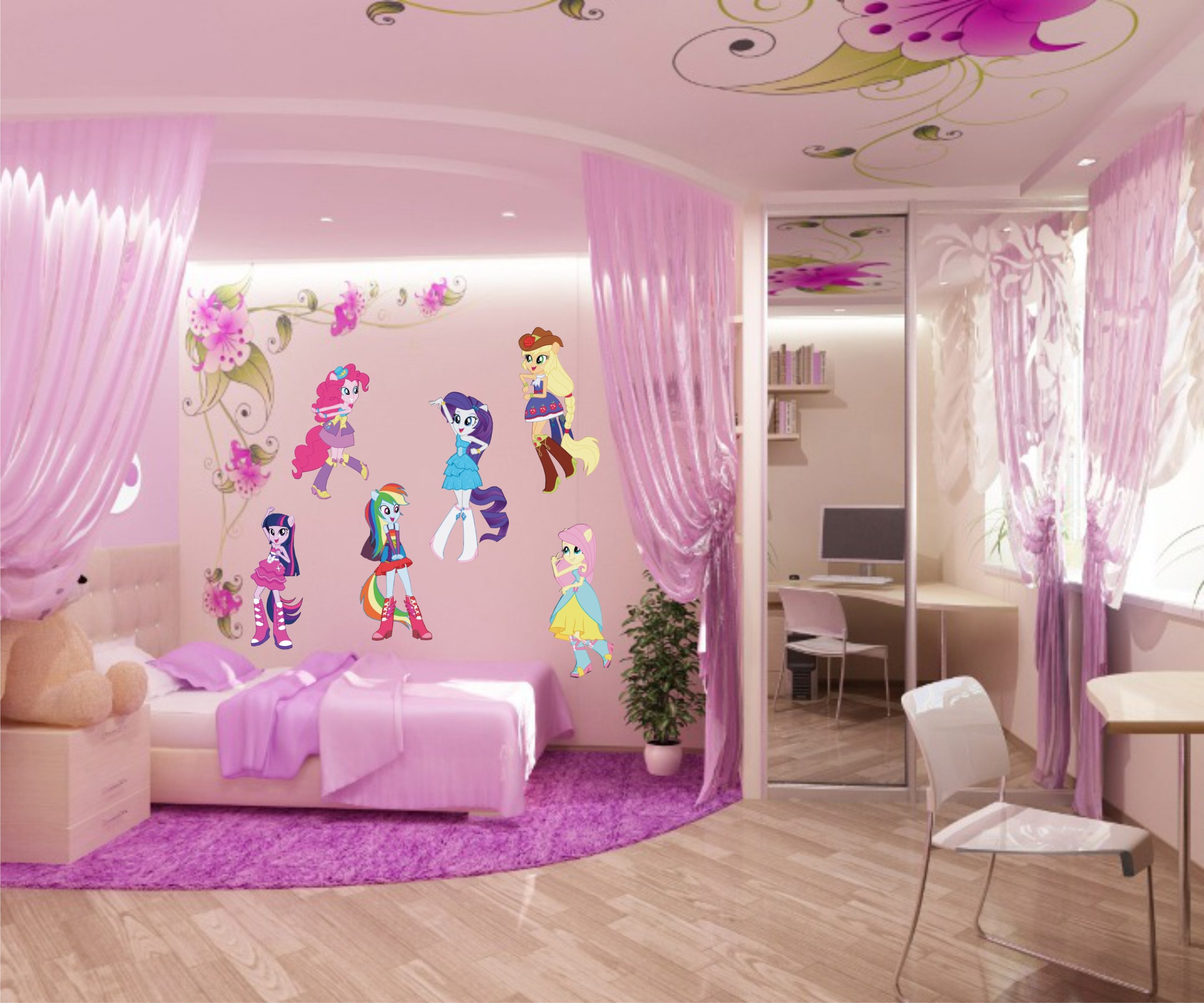 NAKLEJKI EQUESTRIA GIRLS My Little Pony Marka bez marki