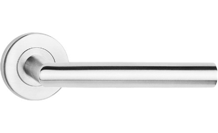 KLAMKA DRZWIOWA - NOVA - OKRĄGŁA -STAL NIERDZEWNA Marka Metal-Bud