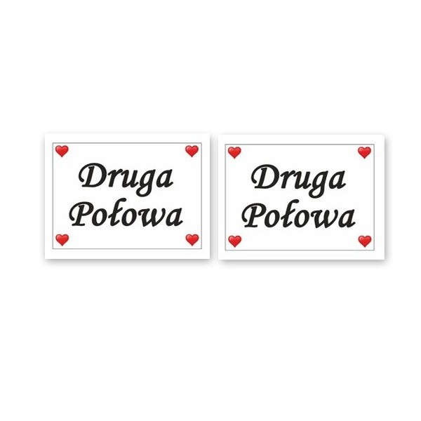 

Zabawne naklejki na buty obuwie ślub 2 szt.