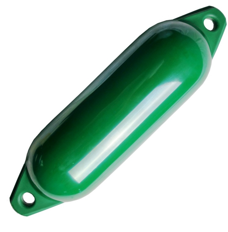 Odbijacz Jachtowy 12X45 Pompowany Obijacz Zielony