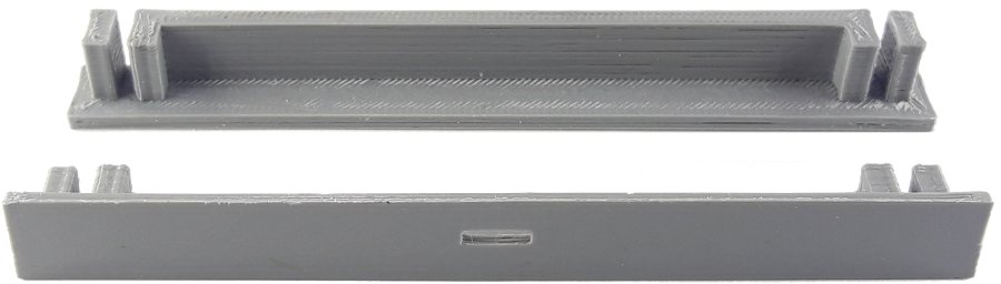 

Zaślepki do profilu aluminiowego 100x10 szare kpl