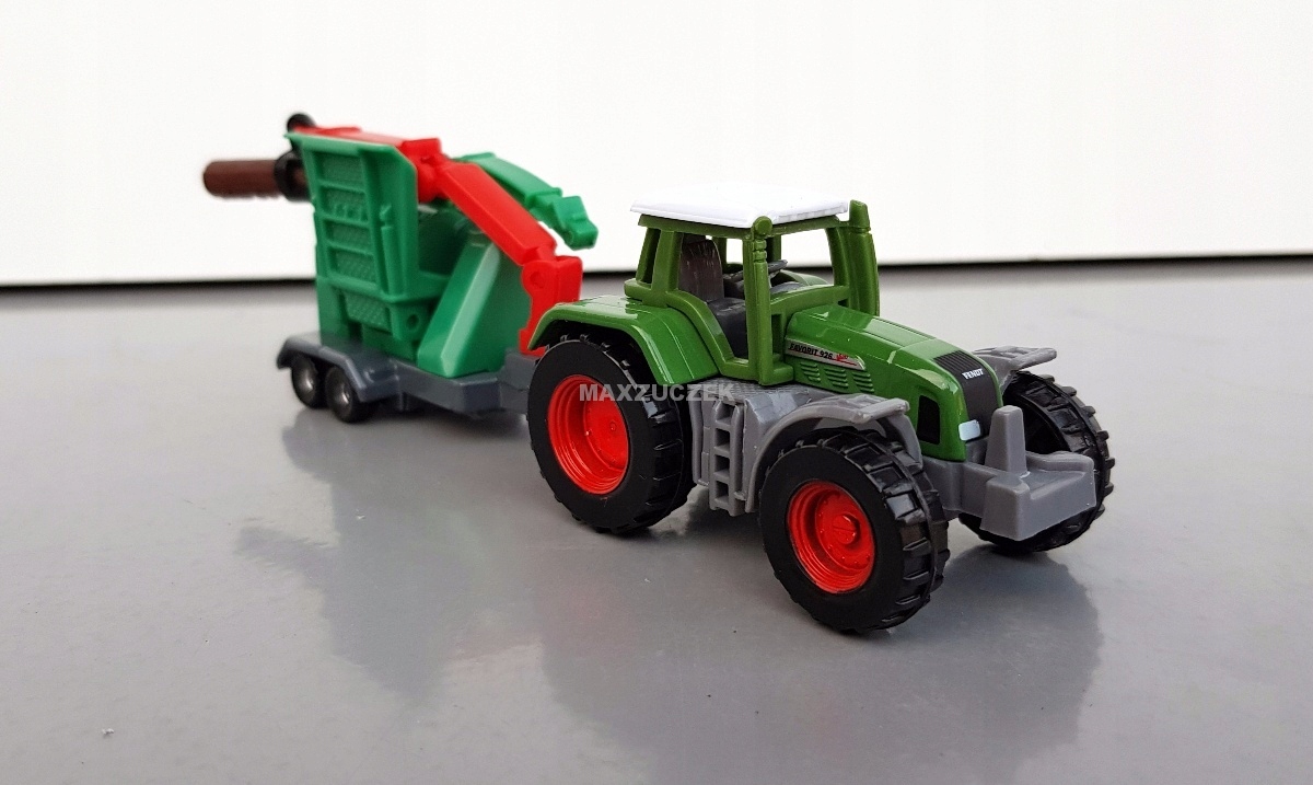 SIKU 1675 TRAKTOR FENDT + RĘBAK DO DREWNA Marka Siku