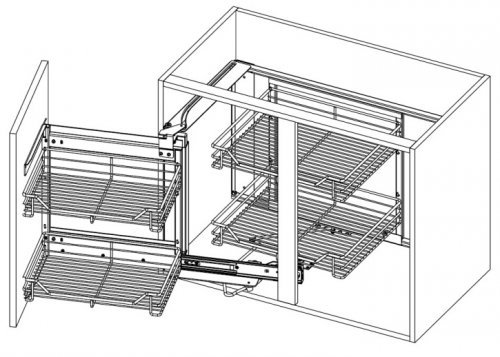 KOSZ CARGO CORNER MAGIC PTJ017GA LEWY AMIX ACCESS Rodzaj narożny