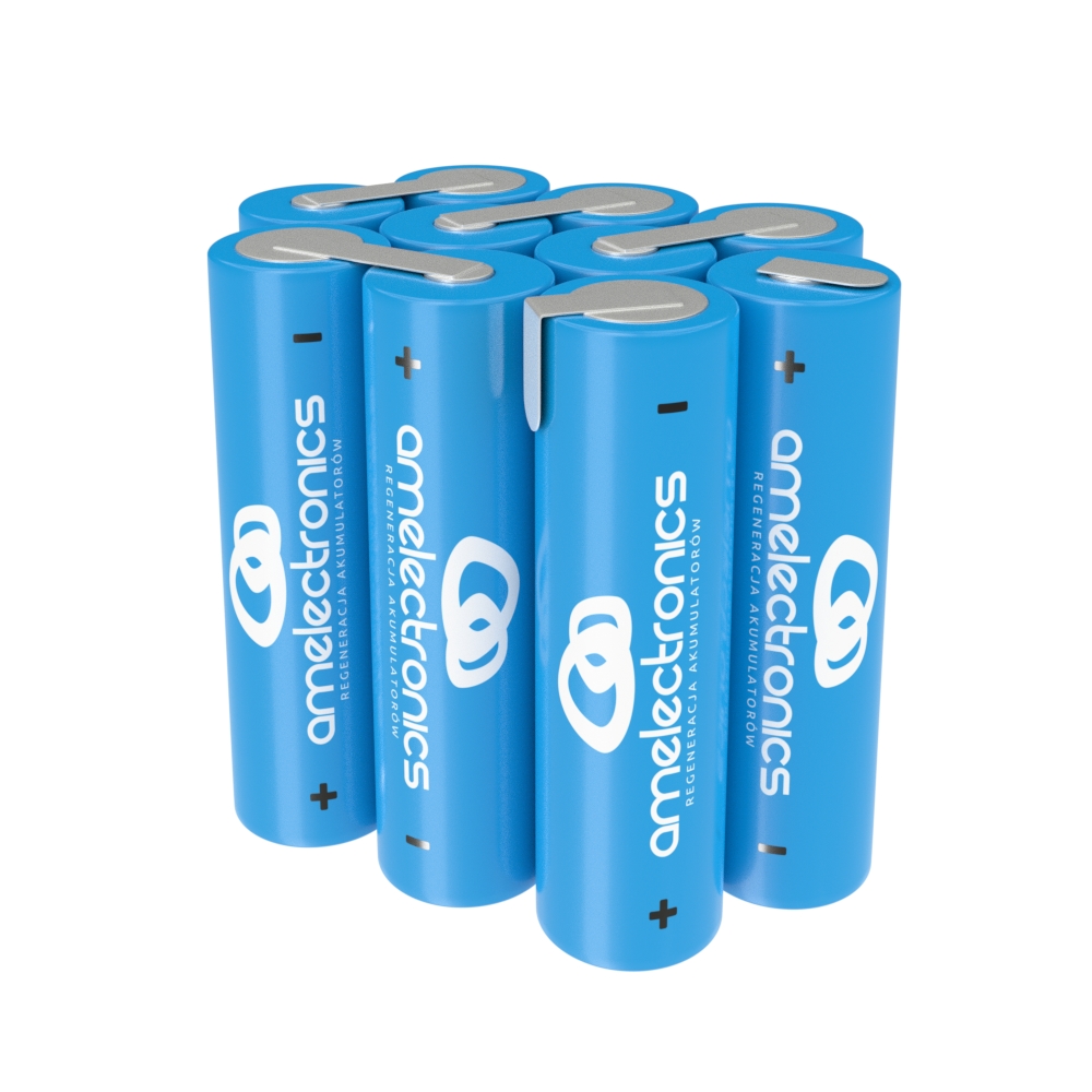 

Pakiet Akumulatorów 10 Ogniw Aa 12V 2200mAh Ni-mh