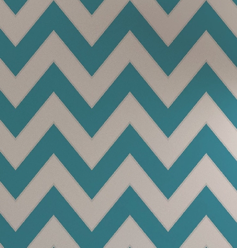 TURKUSOWY ZYGZAK TAPETA NA FLIZELINIE MICHALSKY Kod producenta 93943-8