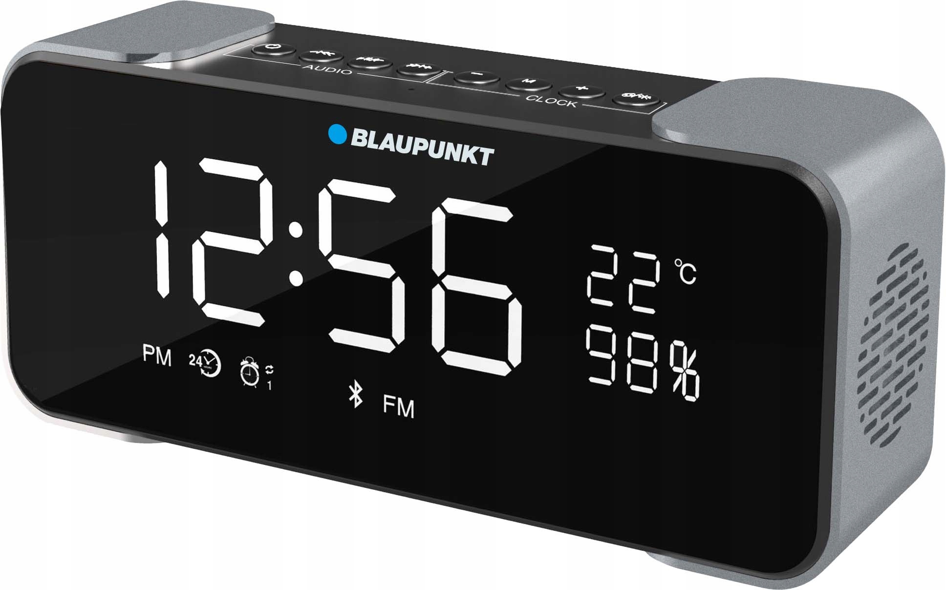 Głośnik Przenośny Blaupunkt BT16CLOCK 2x5W SD/AUX Moc 10 W