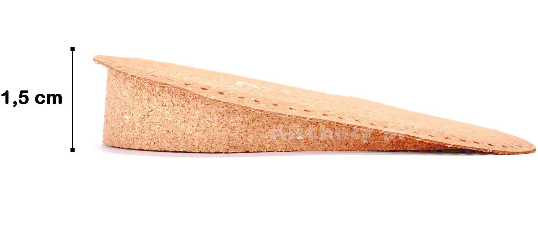 G10-64 ZDROWOTNE ORTOPEDYCZNE PODPIĘTKI - 1,5 CM Płeć uniseks