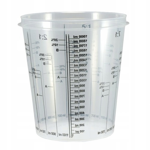 

Pojemnik Kubek do mieszania Żywic silikonu 2300 ml