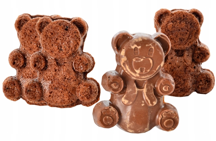 FOREMKA SILIKONOWA NA MUFFINKI FORMA CIASTKA MISIE Rodzaj do ciastek