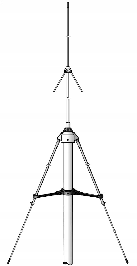 Sirio Starduster antena bazowa Cb 1/4 fali 500cm