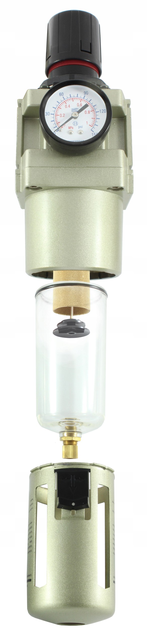 Filtr z reduktorem powietrza 1 Weight with packaging 1 kg