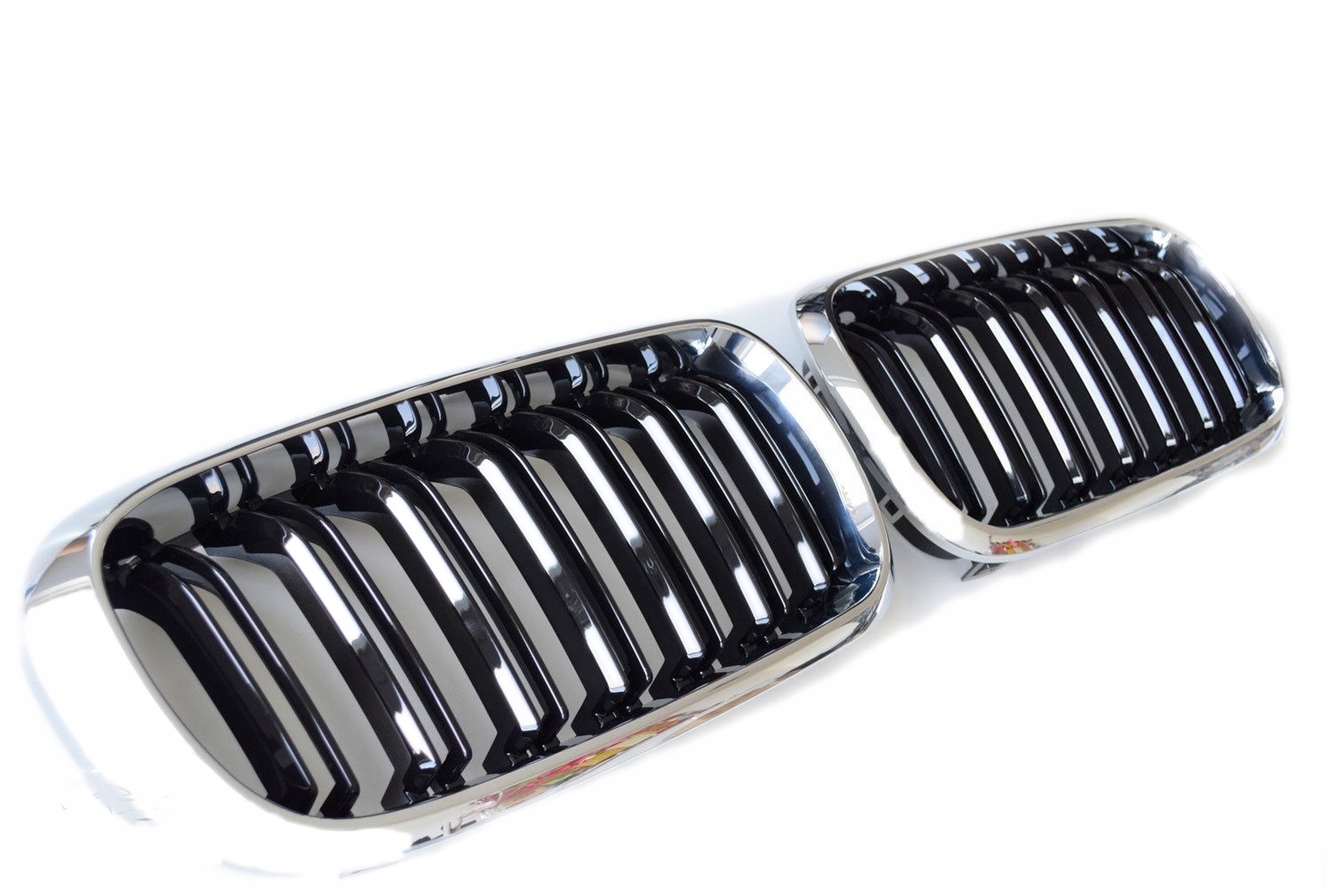 Решітка радіатора ПОВІТРЕПРИЙМАЧІ BMW X5 X6 F15 F16 Black Хром X5m