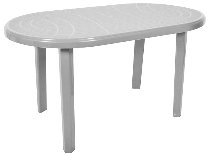 MEBLE OGRODOWE 6+1+PARASOL STÓŁ KRZESŁA SZARY Styl nowoczesny