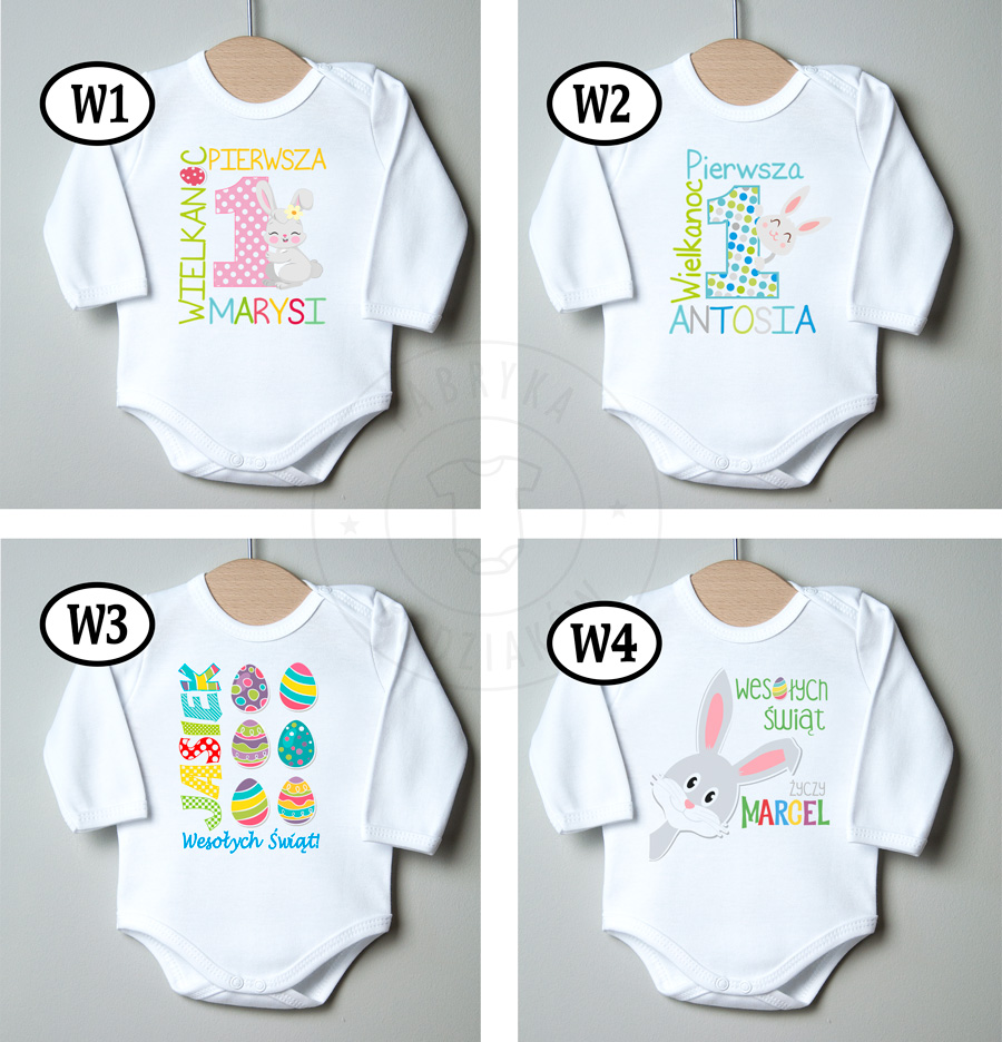 BODY na WIELKANOC Święta PREZENT 80 wielkanocne Płeć chłopcy