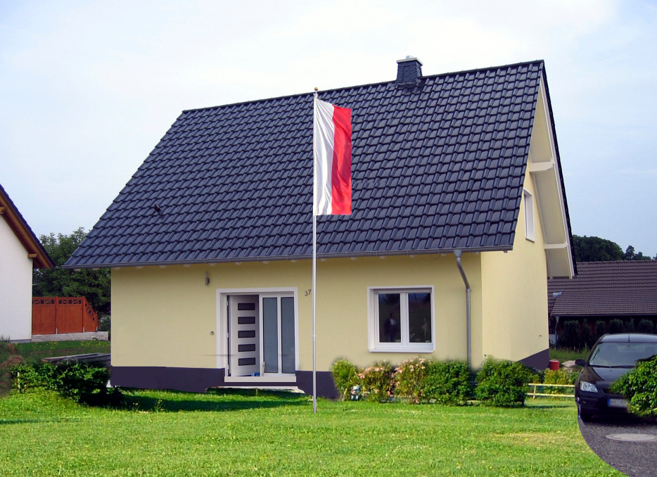 Flaga Polska MOCNA 100x250 cm Flagi Polski NA MASZT SOLIDNY MATERIAŁ Marka Flagi-Shop Hurtownia Flag