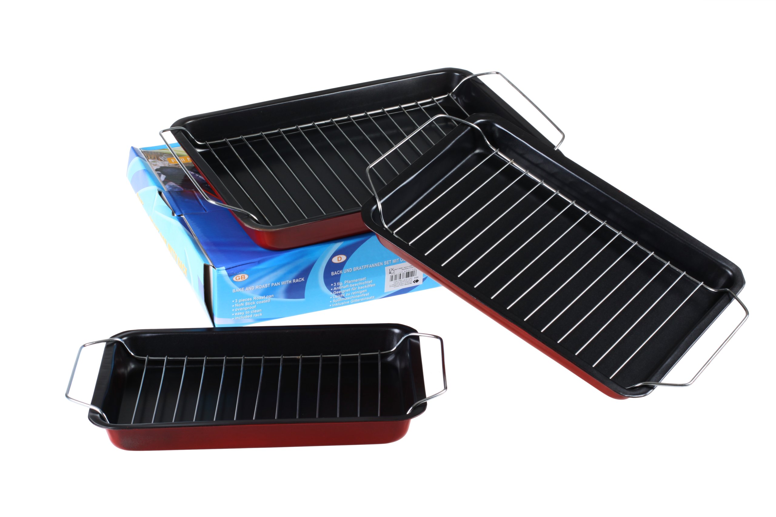 

Komplet 3 Blach Z Rusztem Non-stick [7182]