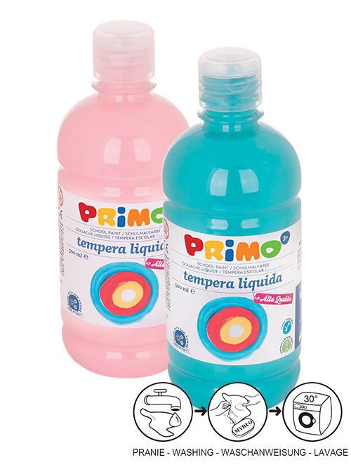 FARBY PLAKATOWE TEMPERA 0,5L 6SZT. PRIMO 201TL500Z Kod producenta 201TL500Z