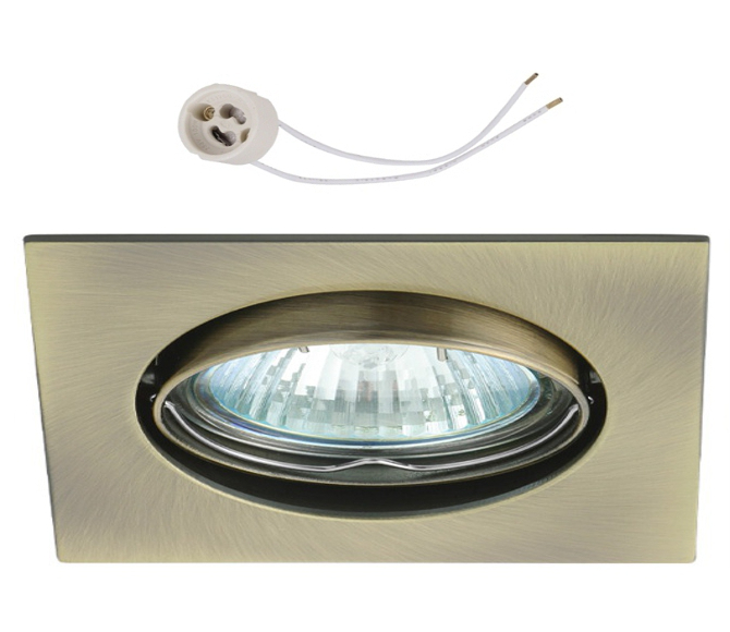 Oprawa kwadratowa RUCHOMA do LED GU10 230V 4kolory Kod producenta CT22