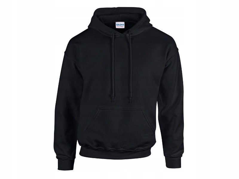 

Bluza z kapturem Gildan Kangurek Hooded Czarna M