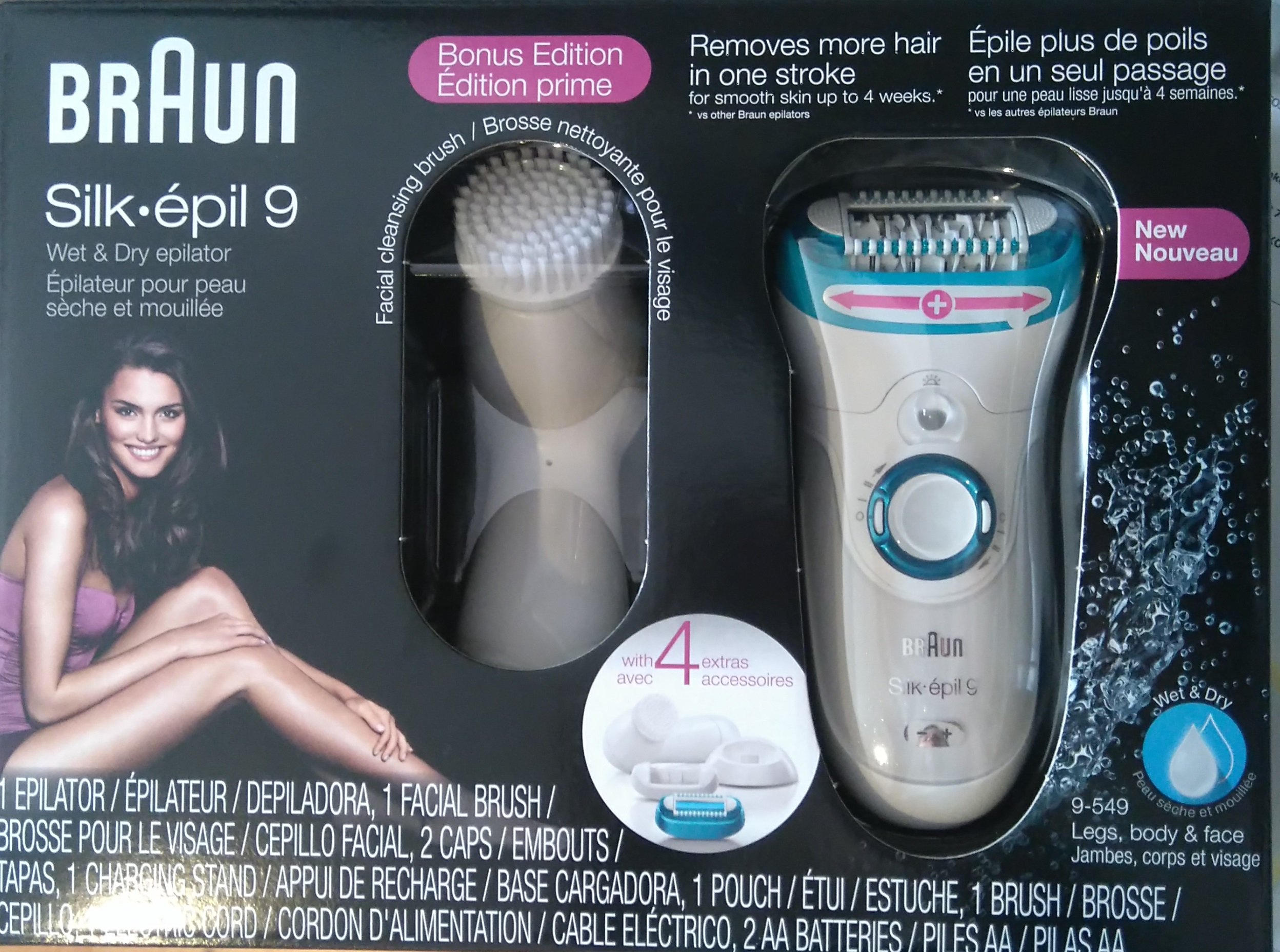 

Braun depilator 9549 Silk-epil 9 zestaw + bonus