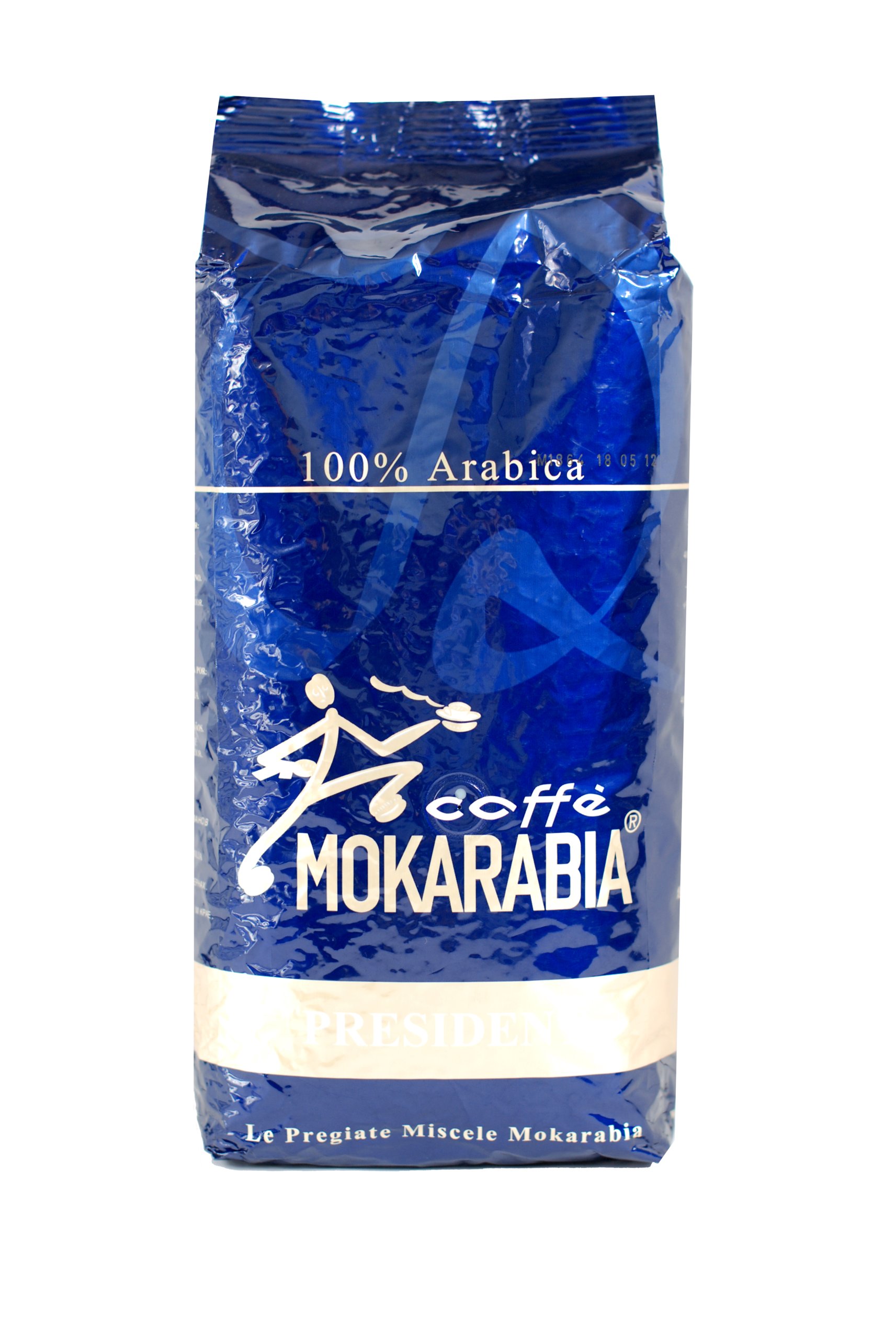 Levně Mokarabia President 100% Arabika zrnková káva