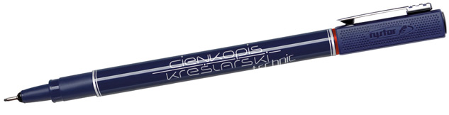 

Cienkopis kreślarski Rystor 0,1 mm czerwony